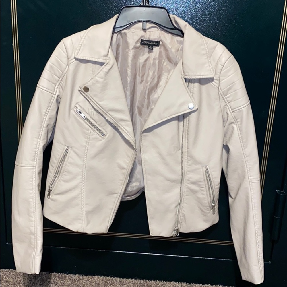 Shinestar leather jacket